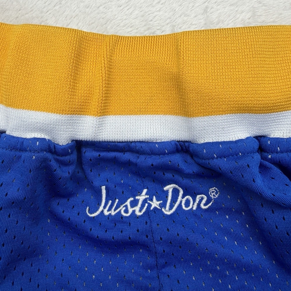 Just Don Indiana Pacers Basketball Shorts XL Made in USA Mesh Rare - Picture 9 of 11